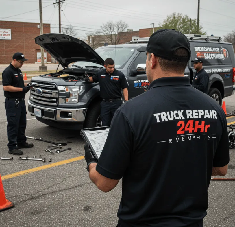 Freightliner Mobile Repair Services Trucks in Memphis