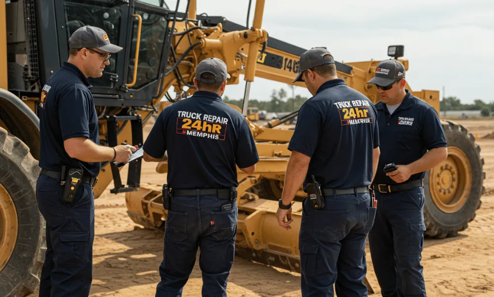 Motor Grader Service & Repairs On Site in Memphis